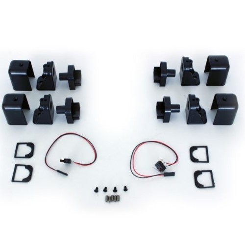 Équerre de fixation Noir