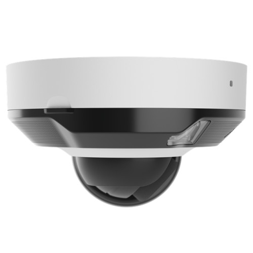AJAX DomeCam Mini HL (8 Mp/4 mm) - Caméra de surveillance IP filaire avec IA, angle de vision de 110°, éclairage hybride, TrueWD