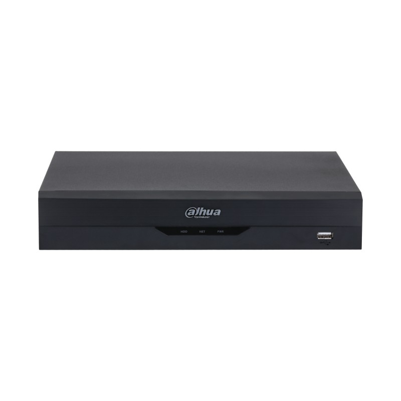 Enregistreur vidéo 16 voies Penta-brid 5M-N/1080P Compact 1U 1HDD WizSense Noir