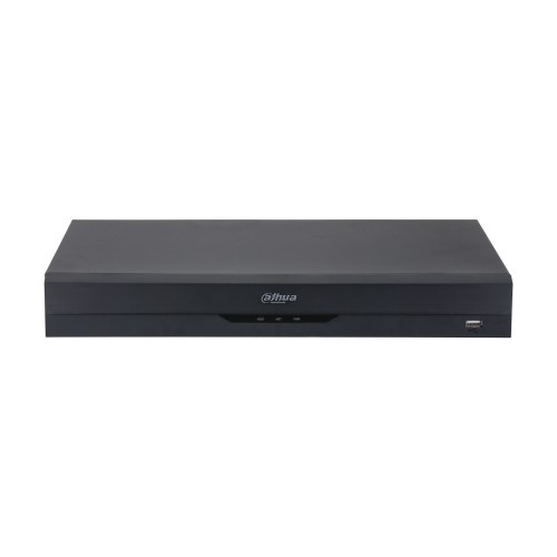 16 Kanäle Penta-brid 4K-N/5MP 1U 2HDDs WizSense Digitaler Videorekorder Schwarz