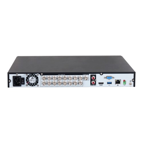 16 Kanäle Penta-brid 4K-N/5MP 1U 2HDDs WizSense Digitaler Videorekorder Schwarz