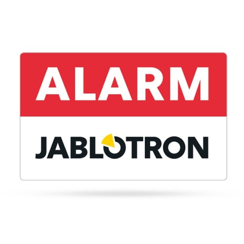 Autocollant "ALARM JABLOTRON"