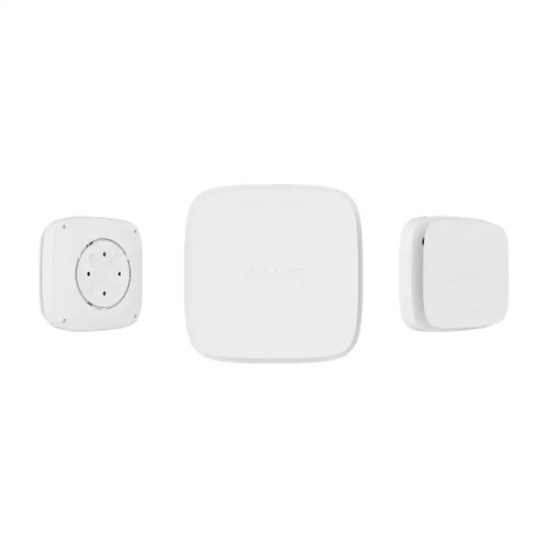 AJAX FireProtect 2 RB Heat/Smoke/CO - Détecteur d'incendie sans fil avec capteurs de fumée, de chaleur et de CO Blanc