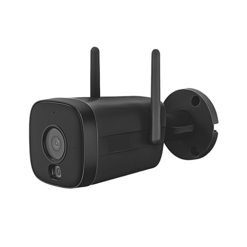 5MP WiFi Bullet Caméra réseau à focale fixe Noir