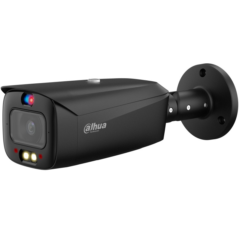 4MP Smart Dual Illumination Aktive Abschreckung Festbrennweiten-Bullet WizSense Netzwerkkamera Schwarz