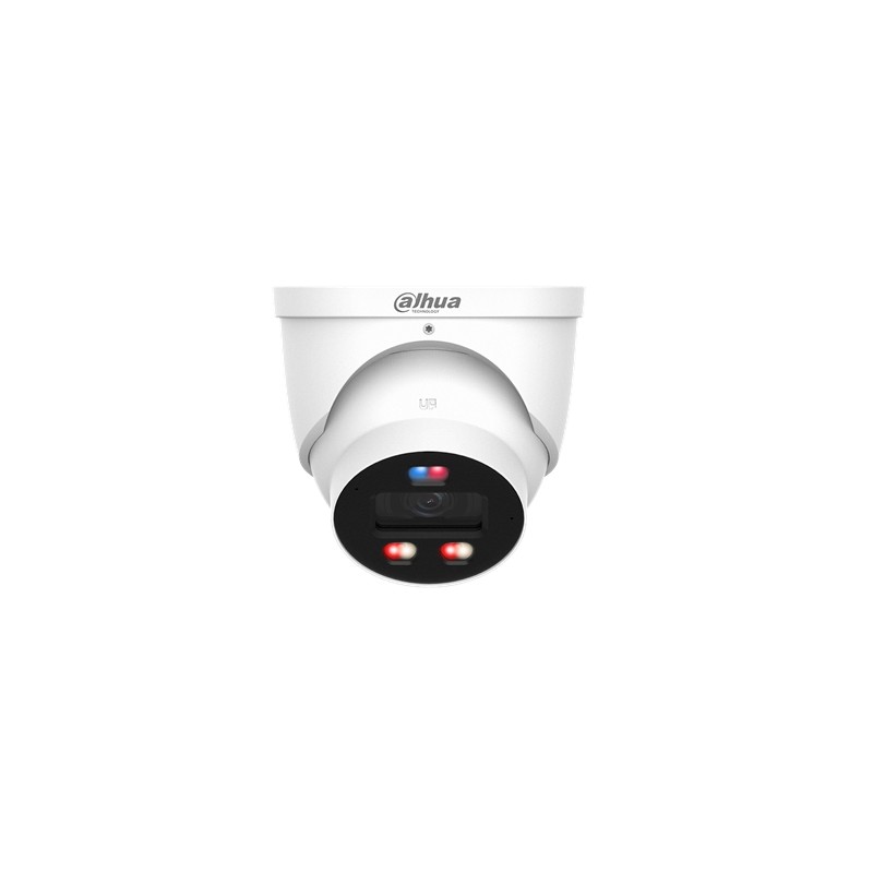 4MP Smart Dual Light Active Deterrence Focale fixe WizSense Caméra réseau Blanc