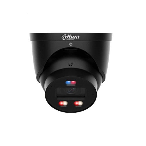 4MP Smart Dual Light Active Deterrence Festbrennweite WizSense Netzwerkkamera Schwarz