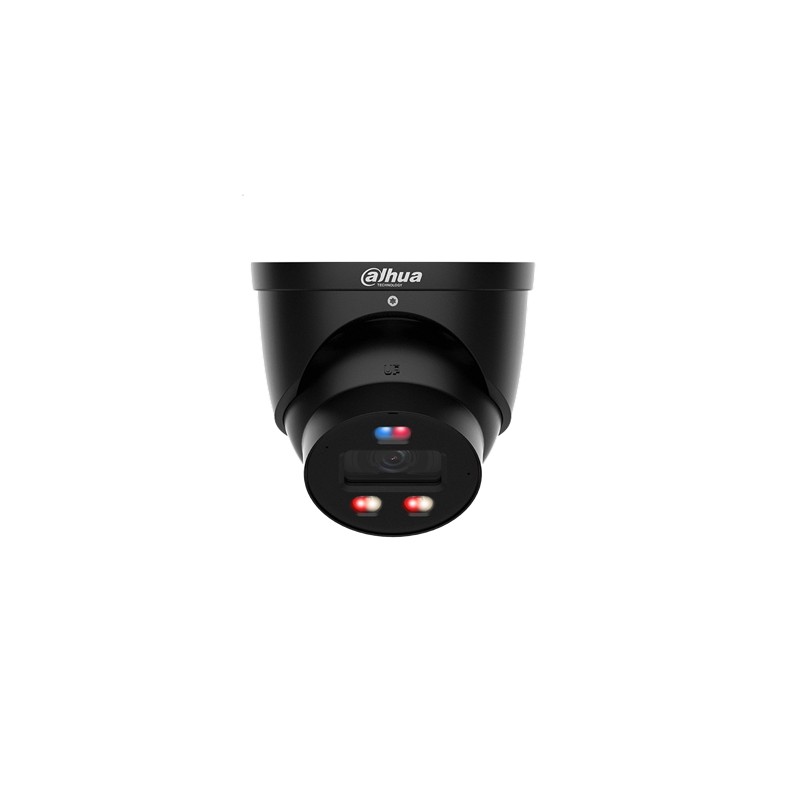4MP Smart Dual Light Active Deterrence Focale fixe WizSense Caméra réseau Noir