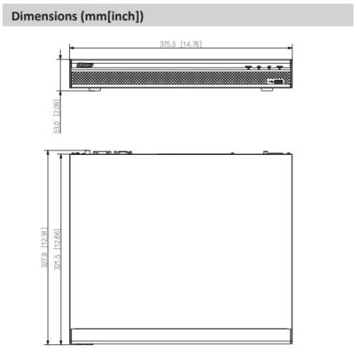Enregistreur vidéo réseau 16 canaux 1U avec 2 disques durs et 16 ports PoE