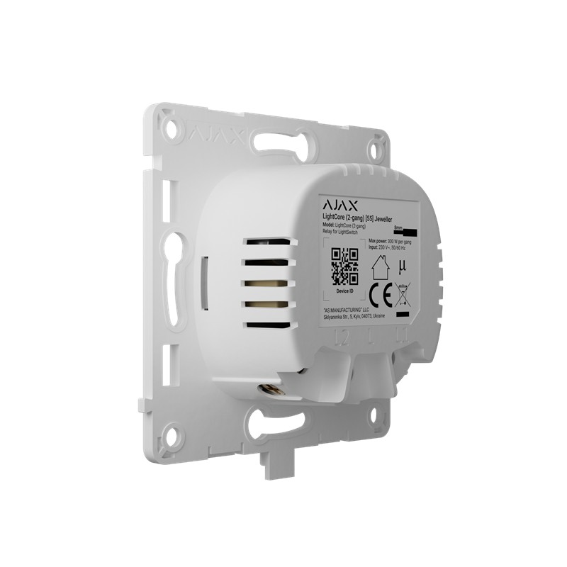 AJAX LightCore (2-gang) - Relais 2-fach Schalter