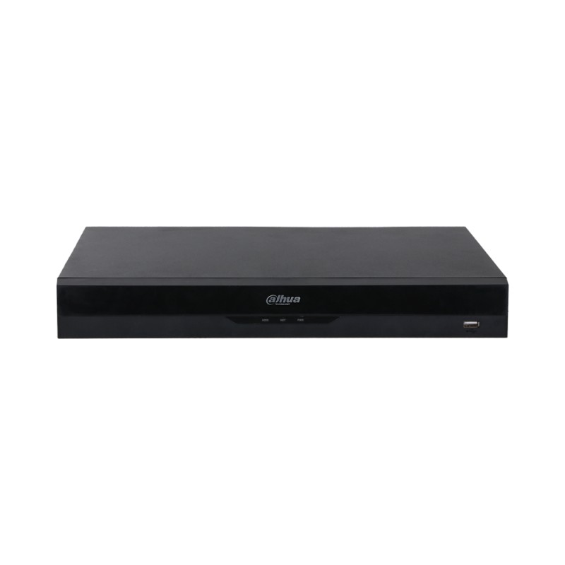 8CH 1U 2HDDs WizSense Netzwerk-Videorekorder Schwarz