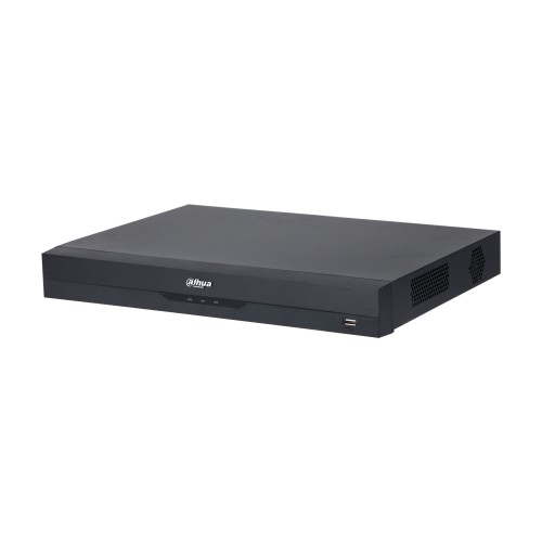 16CH 2HDD 1U Netzwerk-Videorekorder Schwarz