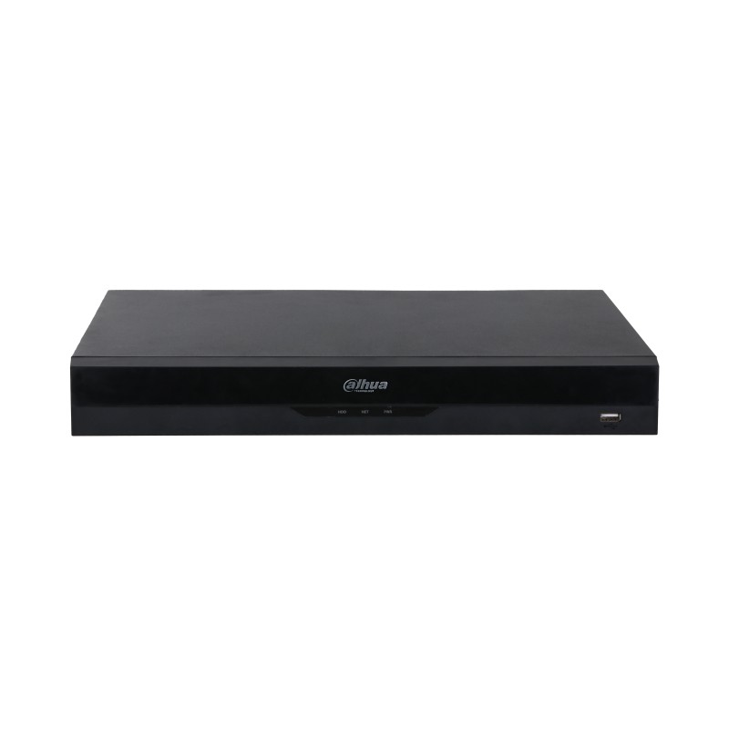 32 Kanäle 1U 16PoE 2HDDs WizSense Netzwerk-Videorekorder Schwarz