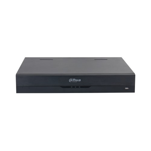 32 Kanäle 1.5U 16PoE 4HDDs WizSense Netzwerk-Videorekorder Schwarz