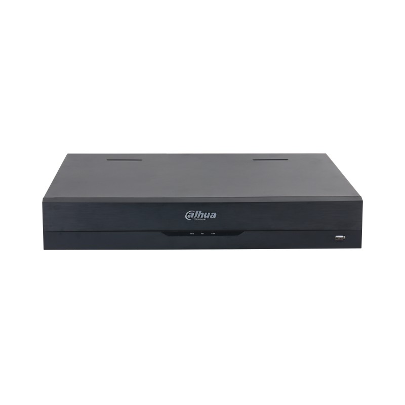 32 Kanäle 1.5U 16PoE 4HDDs WizSense Netzwerk-Videorekorder Schwarz