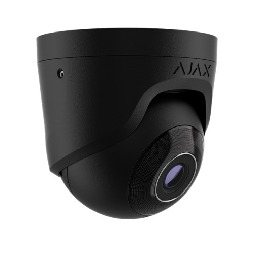 AJAX TurretCam (8 Mp/4 mm) - Verkabelte IP-Sicherheitskamera Schwarz