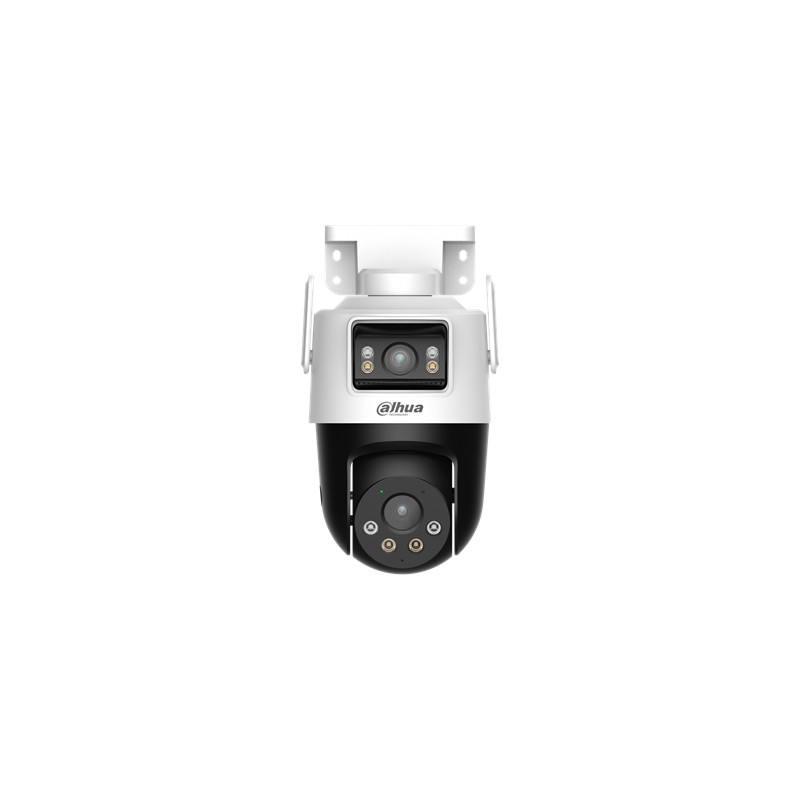 Caméra Wi-Fi extérieure 5+5 MP avec deux objectifs, fonction panoramique et inclinaison Blanc