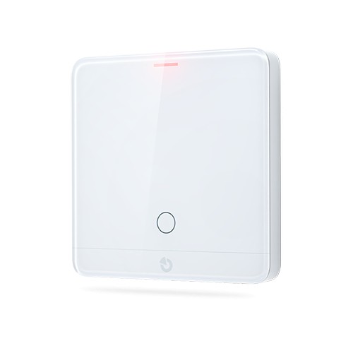 Capteur de température et d'humidité pour bus avec fonction thermostat - Blanc