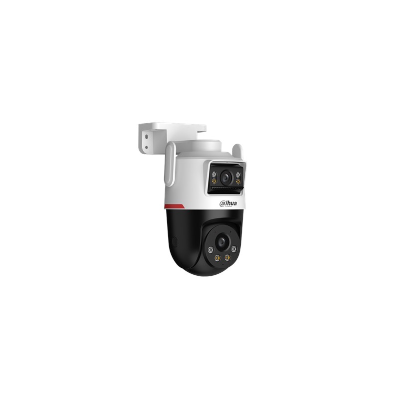 Caméra extérieure 3+3 MP WizColor Wi-Fi avec deux objectifs, fonction panoramique et inclinaison Blanc