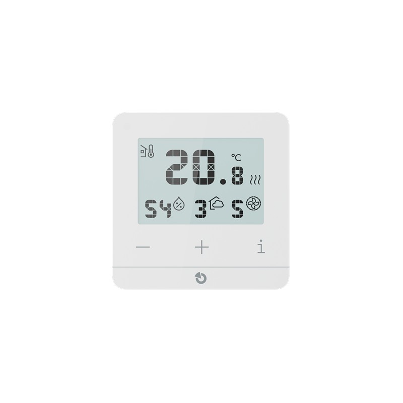 Thermostat sans fil - pour l'intérieur - Blanc