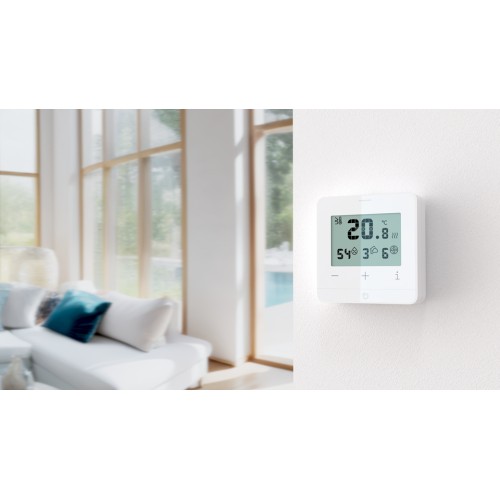 Bus-Thermostat - für Innenbereiche - Weiss