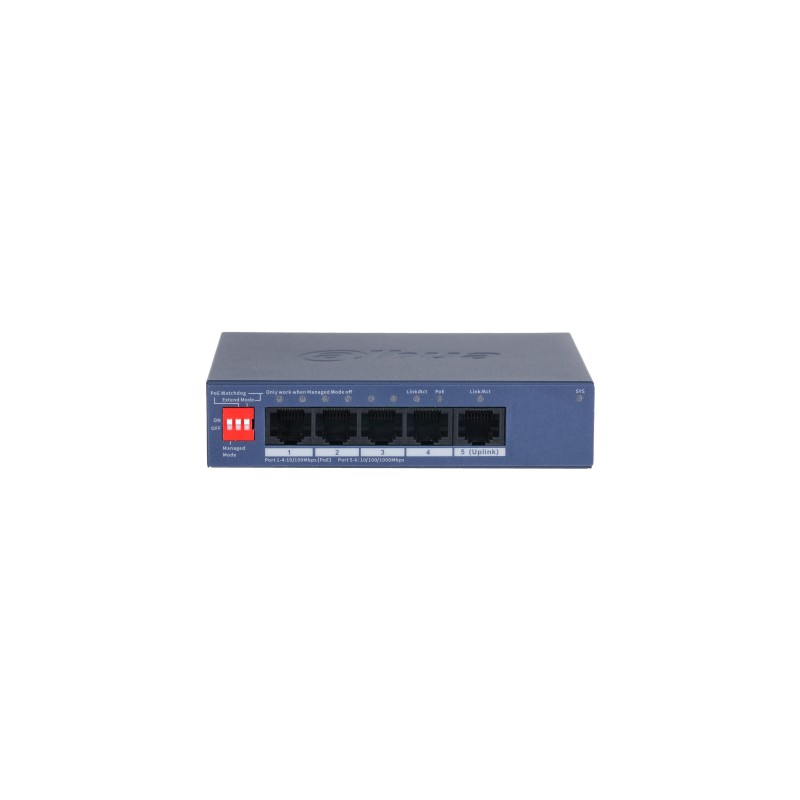Cloud-verwalteter Desktop-Switch mit 5 Ports und PoE mit 4 Ports