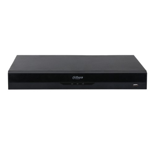 Enregistreur vidéo réseau 16 canaux (1U) avec 16 ports PoE et 2 disques durs de WizSense Noir
