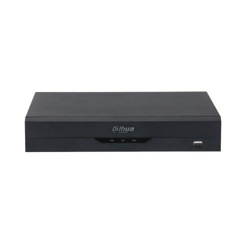 4CH Kompakt 1U 1HDD WizSense Netzwerk-Videorekorder Schwarz