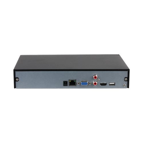 4CH Kompakt 1U 1HDD WizSense Netzwerk-Videorekorder Schwarz