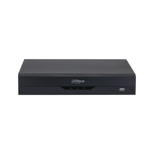 4CH Kompakter 1U 4PoE 1HDD WizSense Netzwerk-Videorekorder Schwarz