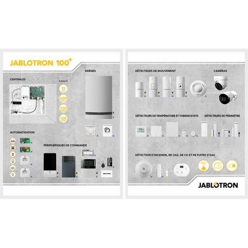 Präsentation doppelt JABLOTRON 100+ - FR-Ausführung