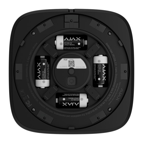 AJAX EN54 FireProtect (Sounder/VAD) - Avertisseur optique et sonore sans fil Noir