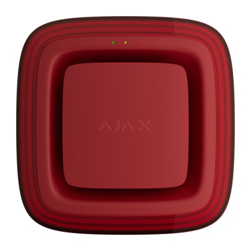 AJAX EN54 FireProtect (Sounder/VAD) - Avertisseur optique et sonore sans fil Rouge