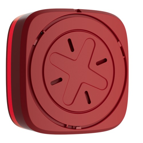 AJAX EN54 FireProtect (Sounder/VAD) - Avertisseur optique et sonore sans fil Rouge