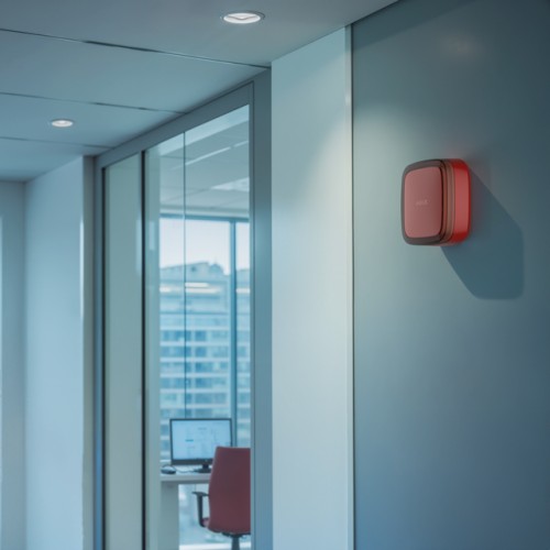 AJAX EN54 FireProtect (VAD) - émetteur de signaux optiques sans fil Rouge