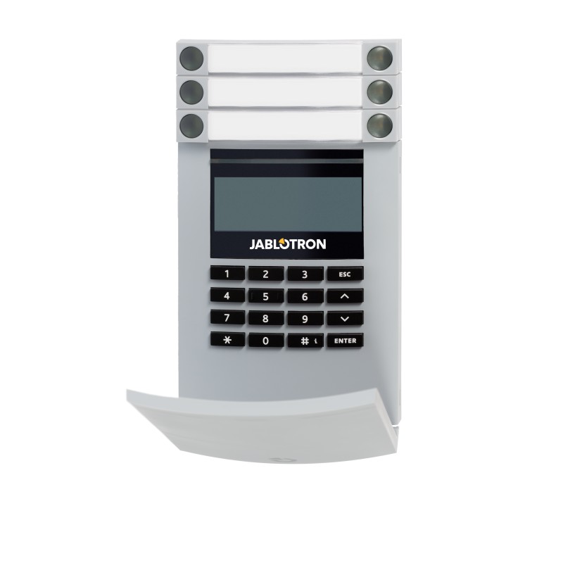 Funk- Zugangsmodul mit LCD Display, Tastatur und RFID- Lesegerät - Grau