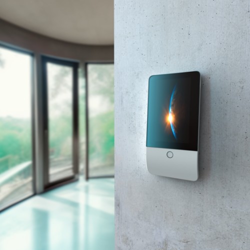 JABLOTRON NATUS Funk-Touchscreen mit RFID-Lesegerät - Grau