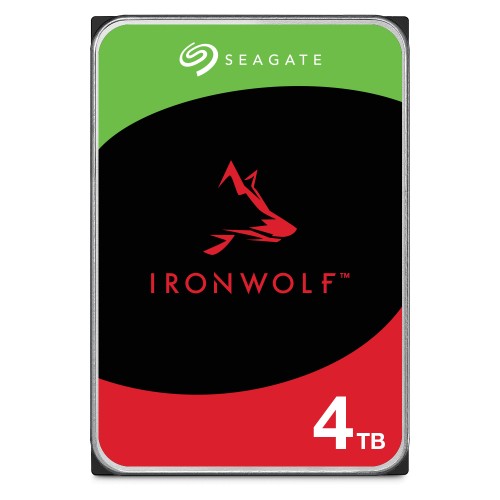 Seagate IronWolf 4 To - Disque dur NAS (convient également aux petits systèmes de vidéosurveillance)
