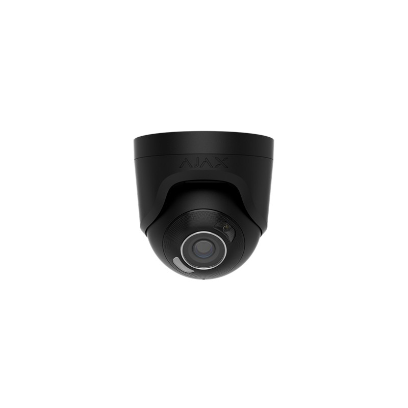 AJAX TurretCam HL (5 Mp/2,8 mm) - Kabelgebundene IP-Überwachungskamera mit KI, 110° Blickwinkel, hybrider Beleuchtung, TrueWDR, 