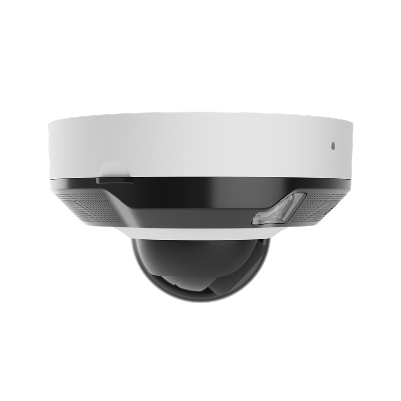 AJAX DomeCam Mini HL (5 Mp/4 mm) - Kabelgebundene IP-Überwachungskamera mit KI, 110° Blickwinkel, hybrider Beleuchtung, TrueWDR,