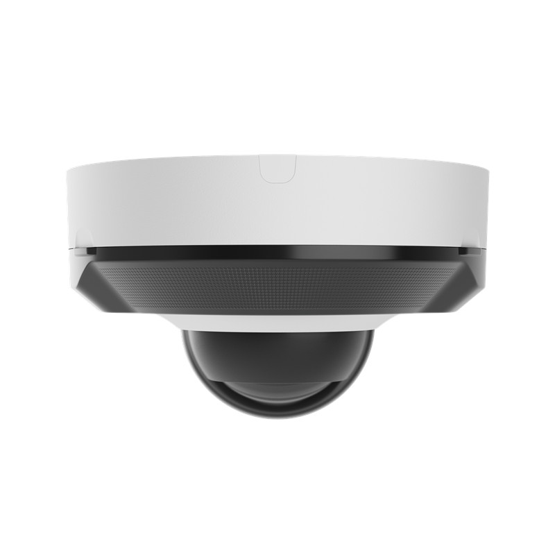 AJAX DomeCam Mini HL (8 Mp/4 mm) - Kabelgebundene IP-Überwachungskamera mit KI, 110° Blickwinkel, hybrider Beleuchtung, TrueWDR,