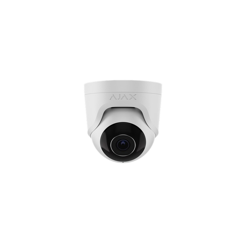 AJAX TurretCam (8 Mp/4 mm) - Verkabelte IP-Sicherheitskamera Weiss
