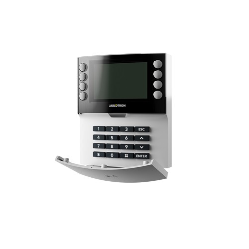 Clavier radio à quatre segments avec écran et lecteur NFC