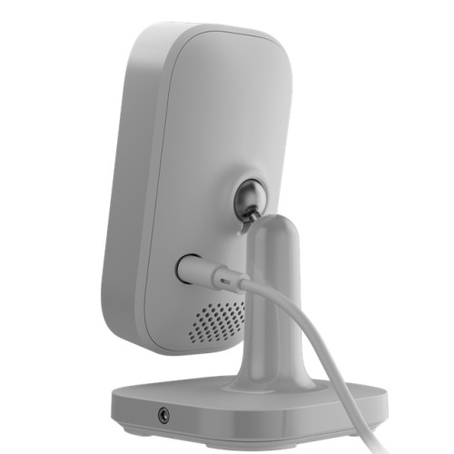 AJAX IndoorCam - Caméra de surveillance intérieure sans fil avec détecteur de mouvement PIR et IA intégrée Blanc 