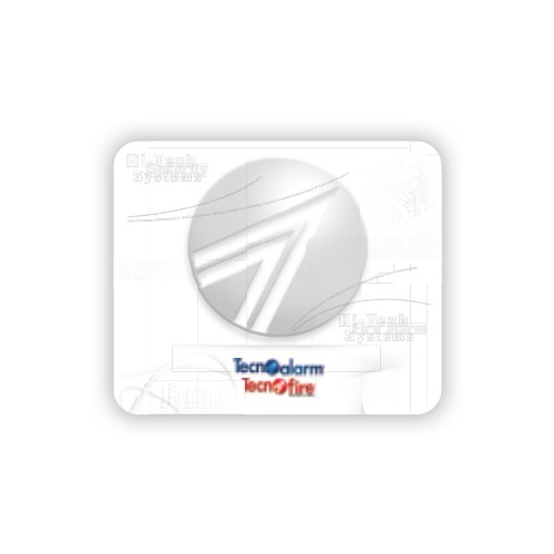 Tapis de souris avec les logos Tecnoalarm et Tecnofire