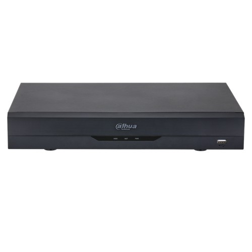 4CH Penta-brid 5MP Value/1080P Mini 1U 1SSD 1TB WizSense Digitaler Videorekorder Schwarz