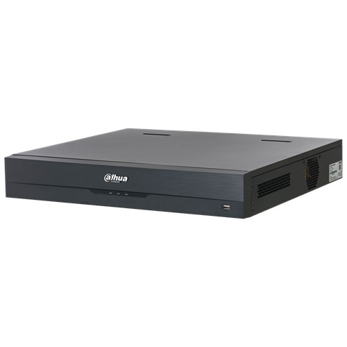 64CH 1.5U 16PoE 4HDDs WizSense Netzwerk-Videorekorder Schwarz