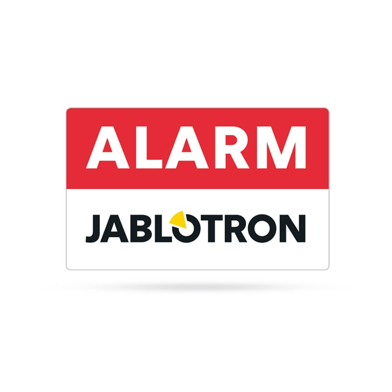 Aufkleber "ALARM JABLOTRON"