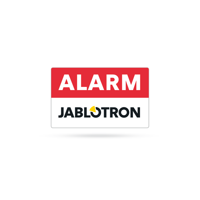 Aufkleber "ALARM JABLOTRON"