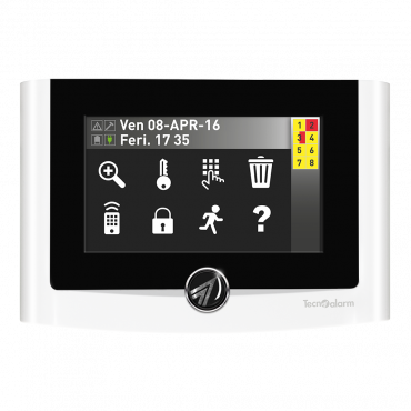 Panneau de commande tactile avec lecteur RFID intégré et interface utilisateur multifonctionnelle - Blanc Panneau de commande tactile avec lecteur RFID intégré et interface utilisateur multifonctionnelle - Blanc